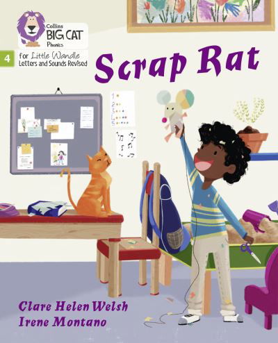 Scrap Rat: Phase 4 Set 1 - Big Cat Phonics for Little Wandle Letters and Sounds Revised - Clare Helen Welsh - Livros - HarperCollins Publishers - 9780008504212 - 2 de setembro de 2021