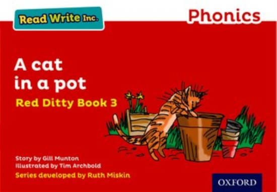 Cover for Gill Munton · Read Write Inc. Phonics: A Cat in a Pot (Red Ditty Book 3) - Read Write Inc. Phonics (Paperback Book) (2023)