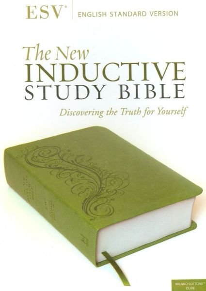 Cover for Precept Ministries International · The New Inductive Study Bible (ESV, Milano Softone, Green) (Leather Book) (2013)