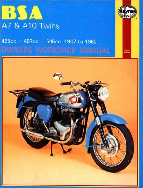 Cover for Haynes Publishing · BSA A7 &amp; A10 Twins (47 - 62) Haynes Repair Manual (Taschenbuch) [M121 edition] (1988)