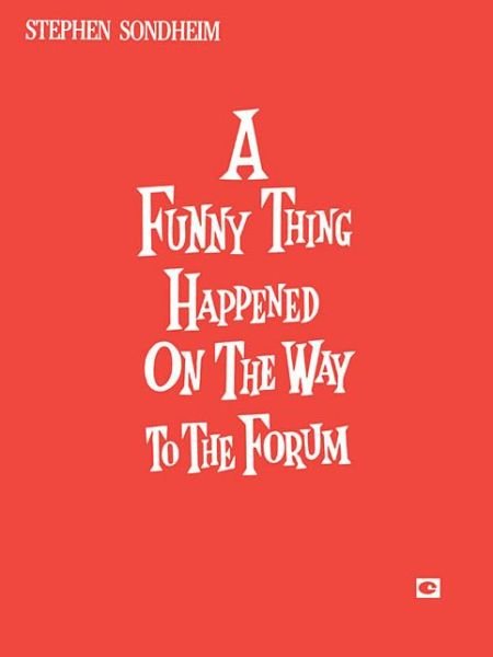 Cover for Stephen Sondheim · A Funny Thing Happened on the Way to the Forum (Vocal Score) (Pocketbok) (1981)
