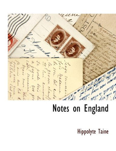 Cover for Hippolyte Taine · Notes on England (Taschenbuch) (2010)