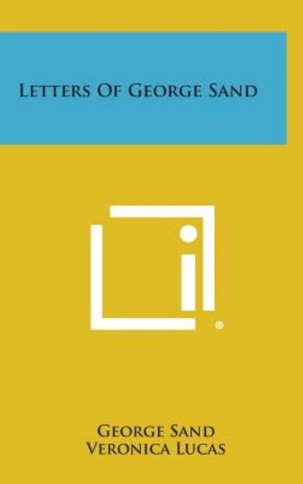 Cover for George Sand · Letters of George Sand (Hardcover bog) (2013)
