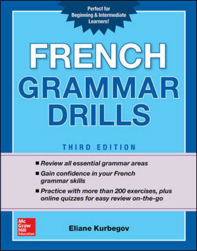 Cover for Eliane Kurbegov · French Grammar Drills, Third Edition (Paperback Book) (2018)