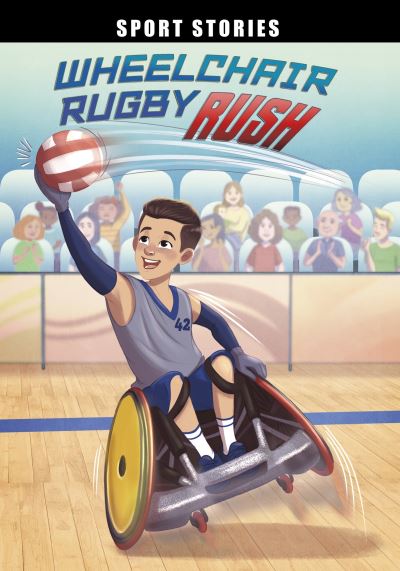 Cover for Jake Maddox · Wheelchair Rugby Rush - Sport Stories (Paperback Bog) (2023)