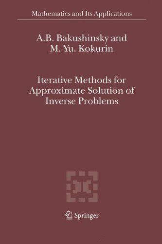 Cover for Bakushinsky, A.b. (Russian Academy of Science) · Iterative Methods for Approximate Solution of Inverse Problems - Mathematics and Its Applications (Hardcover Book) (2005)