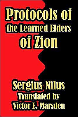 Protocols of the Learned Elders of Zion - Sergius Nilus - Books - Athena Books - 9781414700212 - December 12, 2003