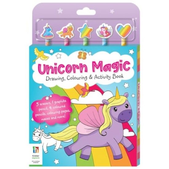 Cover for Hinkler Pty Ltd · Unicorn Magic Drawing - Colouring &amp; Activity Set (Buch) (2023)