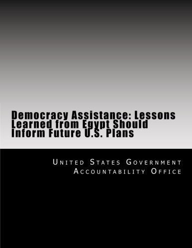 Cover for United States Government Accountability Office · Democracy Assistance: Lessons Learned from Egypt Should Inform Future U.s. Plans (Pocketbok) (2014)