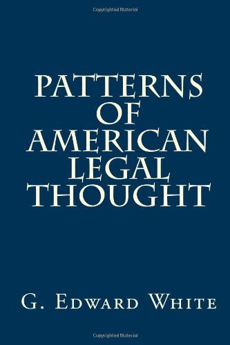 Cover for G. Edward White · Patterns of American Legal Thought (Paperback Book) (2010)
