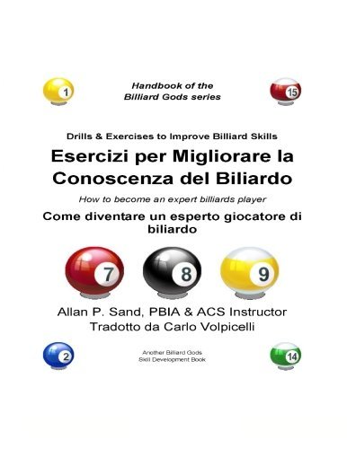 Cover for Allan P. Sand · Esercizi Per Migliorare La Conoscenza Del Biliardo: Come Diventare Un Esperto Giocatore Di Biliardo (Paperback Book) [Italian edition] (2012)