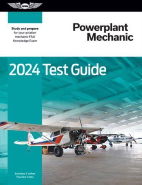 Cover for ASA Test Prep Board · 2024 Powerplant Mechanic Test Guide (Book) (2023)