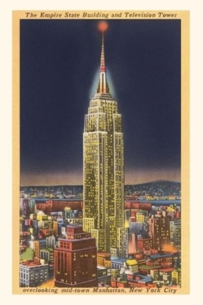 Cover for Found Image Press · Vintage Journal Empire State Building at Night, New York City (Book) (2022)