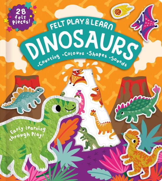 Felt Play & Learn Dinosaurs - Touchy-Feely Felt Play & Learn - Alice Barker - Bøker - Gemini Books Group Ltd - 9781835550212 - 15. august 2024