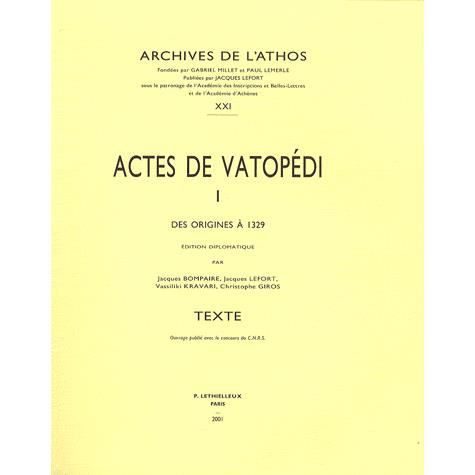 Actes de vatopedi - X - Bücher - Lethielleux - 9782283604212 - 31. Dezember 2001