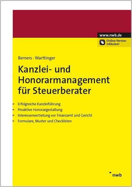 Cover for Berners · Kanzlei- und Honorarmanagement (Buch)