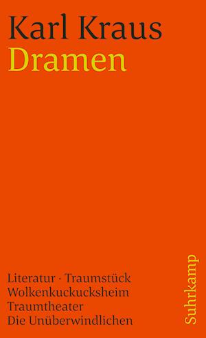 Cover for Karl Kraus · Schriften in den suhrkamp taschenbüchern (Book) (1989)