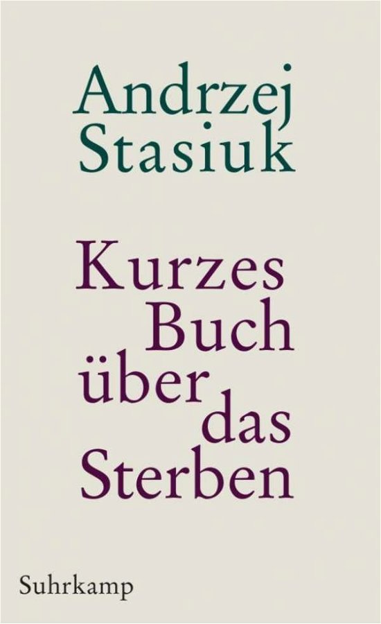 Cover for Andrzej Stasiuk · Suhrk.TB.4421 Stasiuk:Kurzes Buch über (Bok)
