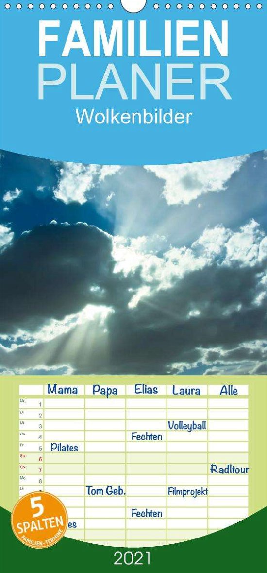 Cover for Roth · Wolkenbilder - Familienplaner hoch (Bok)