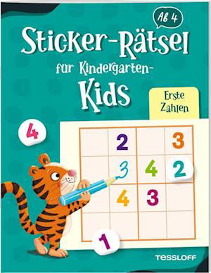 Cover for Christine Thau · Sticker-Rätsel für Kindergarten-Kids. Erste Zahlen (Bok) (2022)