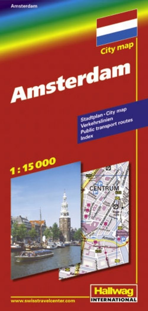 Cover for Hallwag International · Hallwag City Map. Amsterdam (Book) [Folde ud bog] (2001)