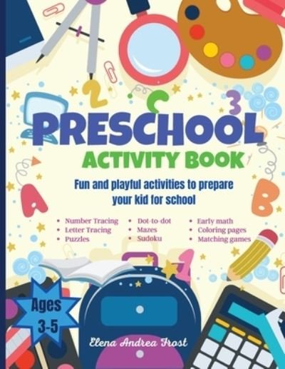 Cover for Elena Frost · Preschool activity book (Taschenbuch) (2021)