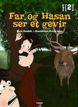 Cover for Marie Duedahl · Lydret 2: Far og Hasan ser et gevir (Hardcover bog) [1. udgave] (2022)