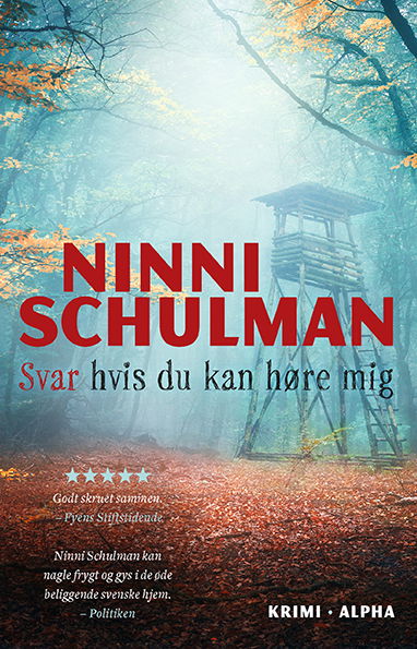 Cover for Ninni Schulman · Hagfors: Svar hvis du kan høre mig (Paperback Book) [1er édition] (2022)