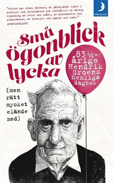 Små ögonblick av lycka (men rätt mycket elände med) : 83 1/4-årige Hendrik Groens hemliga dagbok - Hendrik Groen - Böcker - Månpocket - 9789175036212 - 17 november 2016