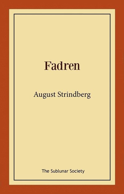 Cover for August Strindberg · Fadren (Bog) (2021)