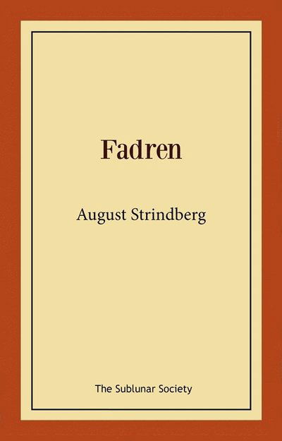 Cover for August Strindberg · Fadren (Book) (2021)