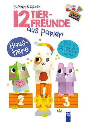 Cover for 12 Tierfreunde Aus Papier · Haustiere (Bok)