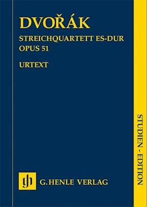 String Quartet E flat major op. 51 - Antonin Dvorak - Kirjat - Henle, G. Verlag - 9790201870212 - keskiviikko 1. syyskuuta 2021