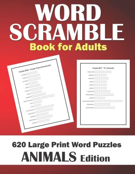 Cover for Engaging Activity Books · Word Scramble Books for Adults (Paperback Book) (2020)