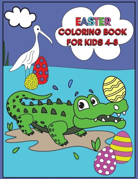 Cover for Magic-Fox Creations · Easter Coloring Book for Kids 4-8 (Paperback Book) (2021)