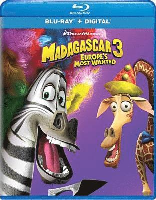 Cover for Madagascar 3: Europe's Most Wanted · Madagascar 3: Europes Most Wanted (USA Import) (Blu-Ray) (2018)