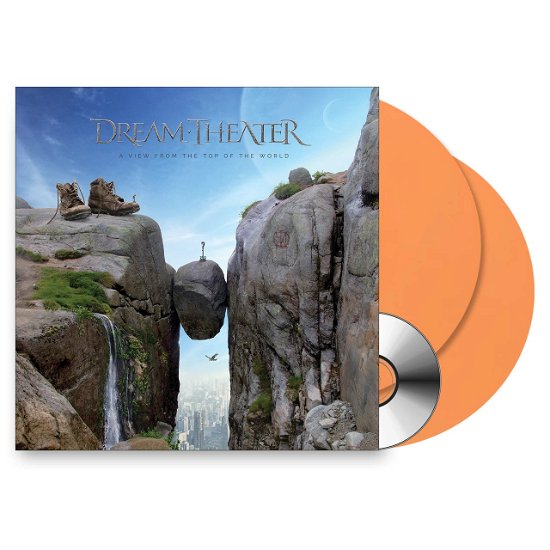 Cover for Dream Theater · A View from the Top of the World (hmv Exclusive) (LP/CD/BOG) [Apricot Color edition] (2023)