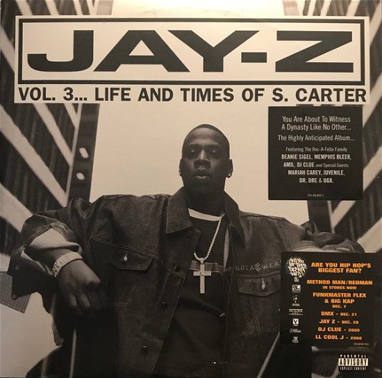 Cover for Jay-Z · Volume 3: Life &amp; Times of S Carter [Explicit Content] (LP) [Reissue edition] (2001)