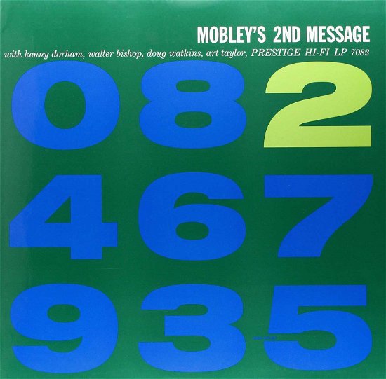 Cover for Hank Mobley · Mobley's 2nd Message (LP) [Audiophile edition] (2014)