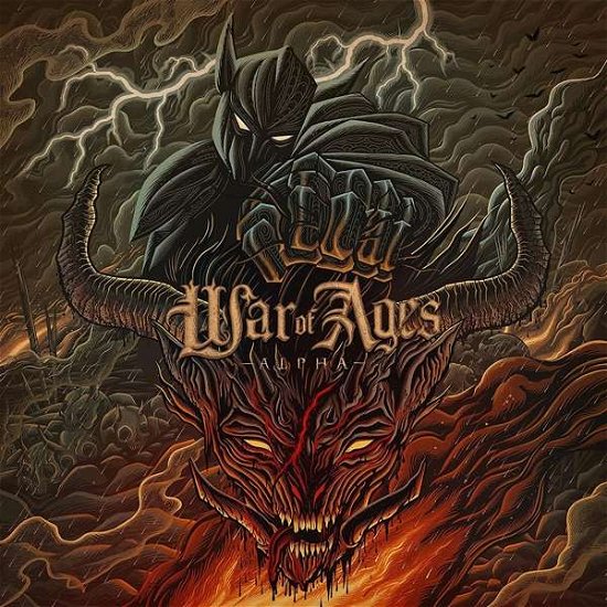 Cover for War of Ages · Alpha (Blood and Fire Coloured Vinyl) (LP) (2018)
