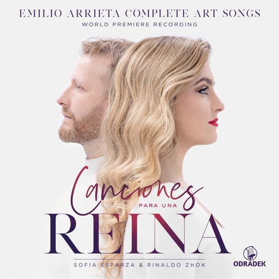 Cover for Sofia Esparza / Rinaldo Zhok · Conciones para una Reina - Complete Art Songs (CD) (2023)