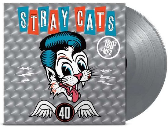 Cover for Stray Cats · 40 - Silver Vinyl (LP) [Coloured edition] (2019)