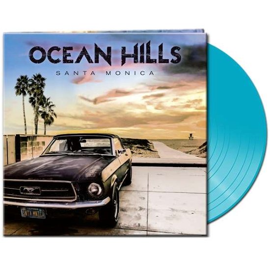 Cover for Ocean Hills · Santa Monica (Blue Vinyl) (LP) [Limited edition] (2021)