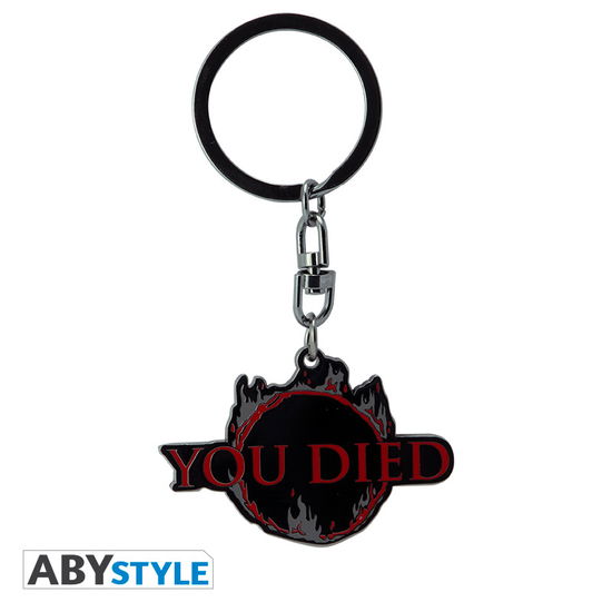 DARK SOULS - Metal Keychain - You Died - Keychain - Merchandise -  - 3665361022213 - 15. november 2019