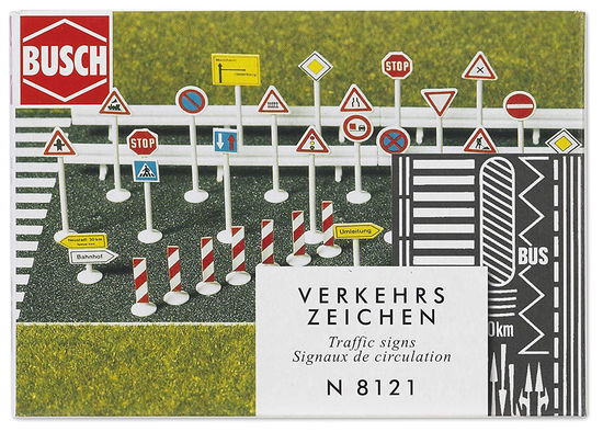 Cover for Busch Scenery · Busch 8121 N  Tt Verkeersteken (Electronics &amp; Computers) (MERCH)