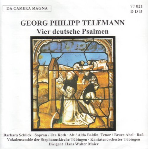 Cover for Telemann / Schlick / Roth / Baldin / Abel · 4 German Psalms (100 111 117 1 (CD) (2012)