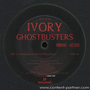 Cover for Ivory · Ghostbusters (12&quot;) (2007)