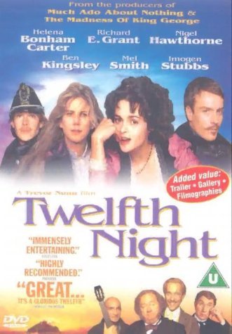 Twelfth Night DVD - Movie - Filmes - Entertainment In Film - 5017239191213 - 29 de outubro de 2001