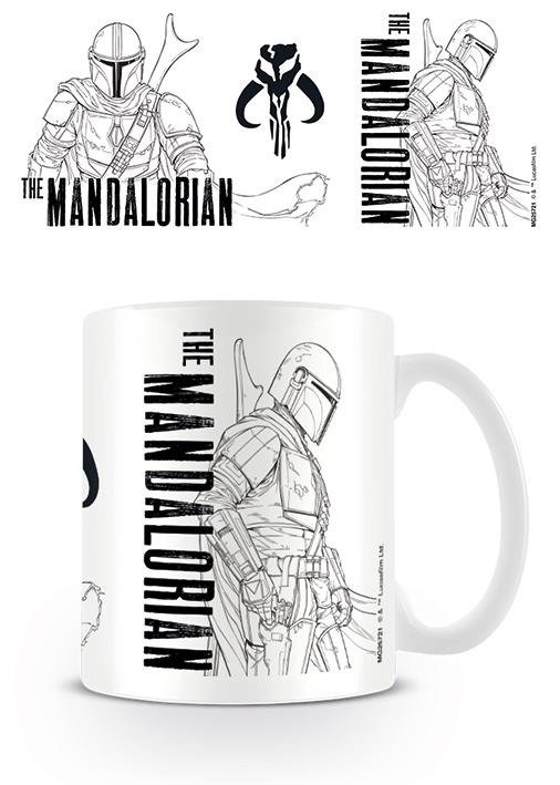 Line Art Mug - Star Wars: The Mandalorian - Merchandise - Pyramid Posters - 5050574257213 - 1. Oktober 2019