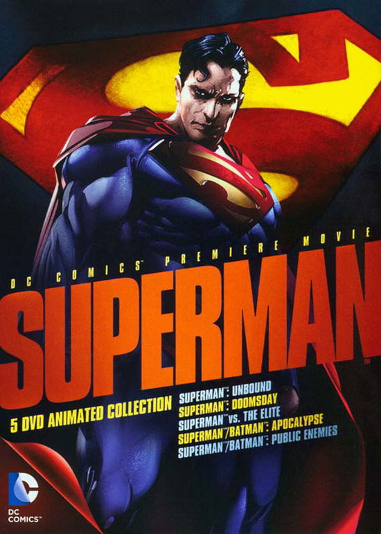 DC Universe Movie Collection - Superman (5 Films) - Superman Animated Collection Dvds - Elokuva - Warner Bros - 5051892132213 - maanantai 3. kesäkuuta 2013